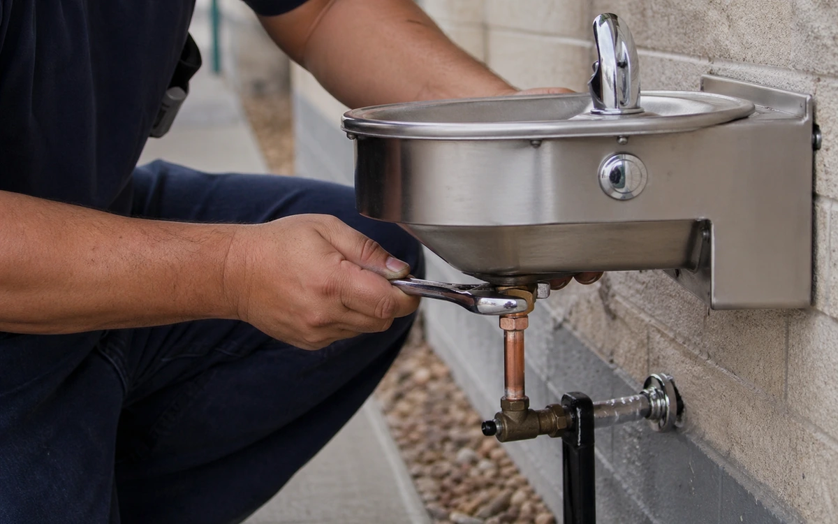 Drinking fountain installation contractor